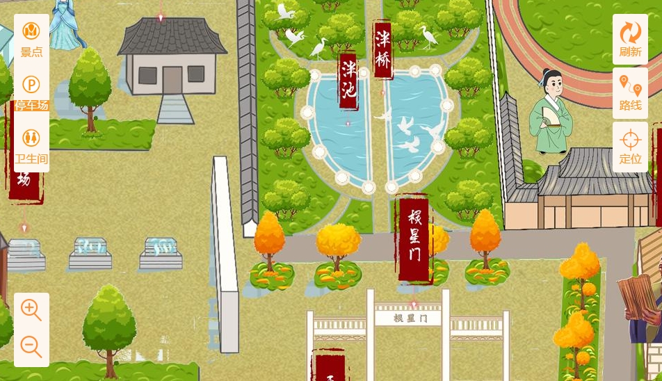 积石山手绘地图景区语音讲解导览系统：智慧景区建设的基石